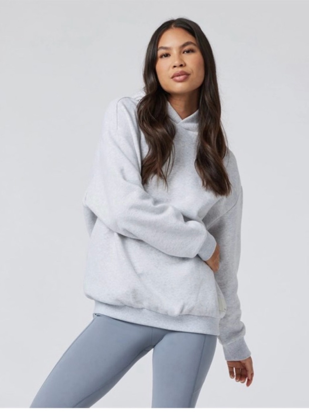 Vuori Light Gray Cozy Pullover Hoodie
